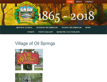 Tablet Screenshot of oilsprings.ca